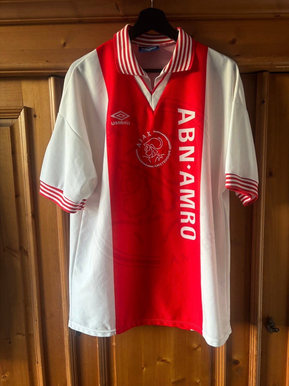 Ajax 95/96 home umbro size L, Ophalen of Verzenden, Zo goed als nieuw, Ajax, Shirt