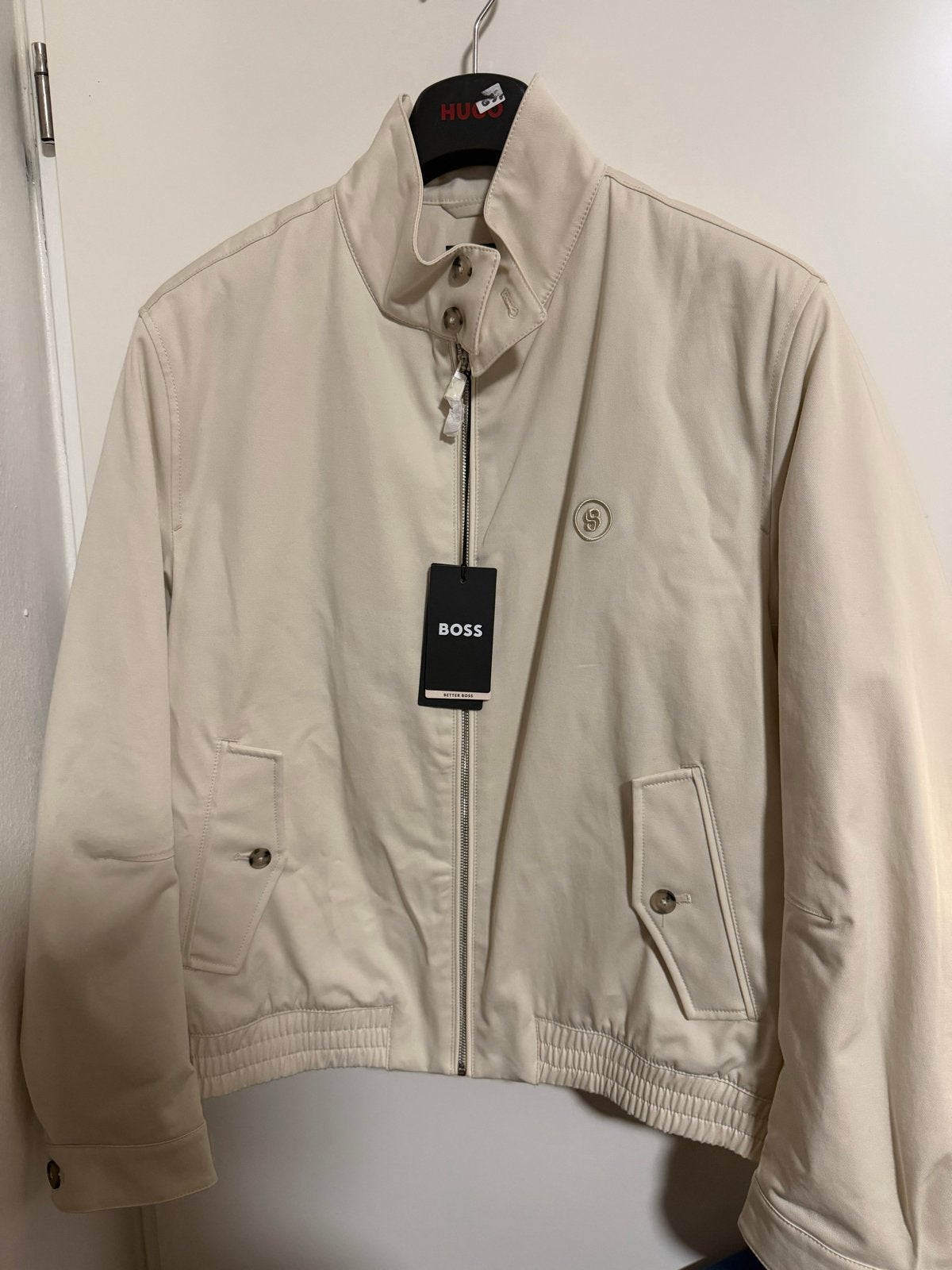 Nieuwe BOSS jas maat 50 (L) - Beige, Kleding | Heren, Maat 52/54 (L), Boss, Beige, Nieuw