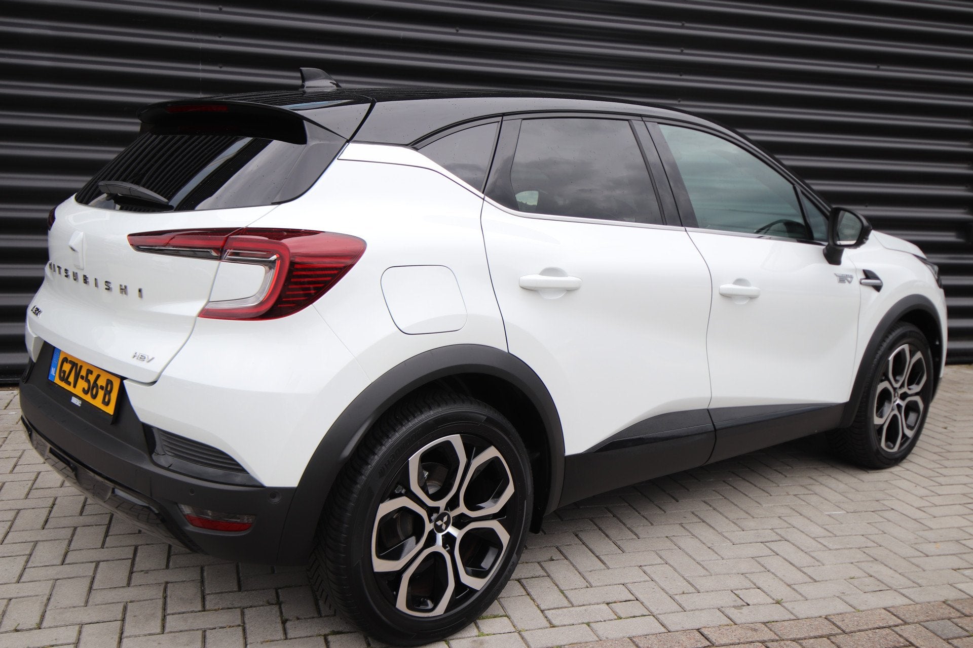 Mitsubishi ASX 1.6 HEV AT Instyle Pano, Leder, Hybride, 12 maanden, Gebruikt, Wit, Bedrijf