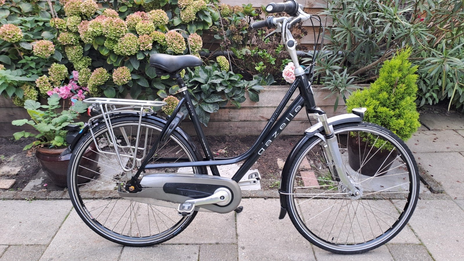 zeer mooie Gazelle Damesfiets, Fietsen en Brommers, Ophalen, Versnellingen, 56 cm of meer, Zo goed als nieuw