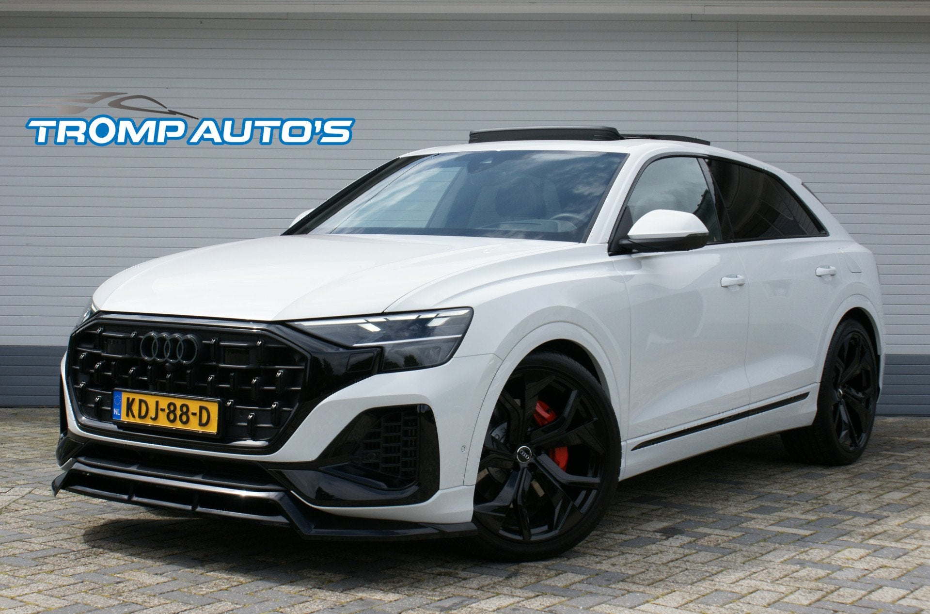 Audi Q8 55 TFSI e quattro Pro Line S|PANO|ACC|23 INCH|T.HAAK, Auto's, Automaat, Dealer onderhouden, Gebruikt, Q8