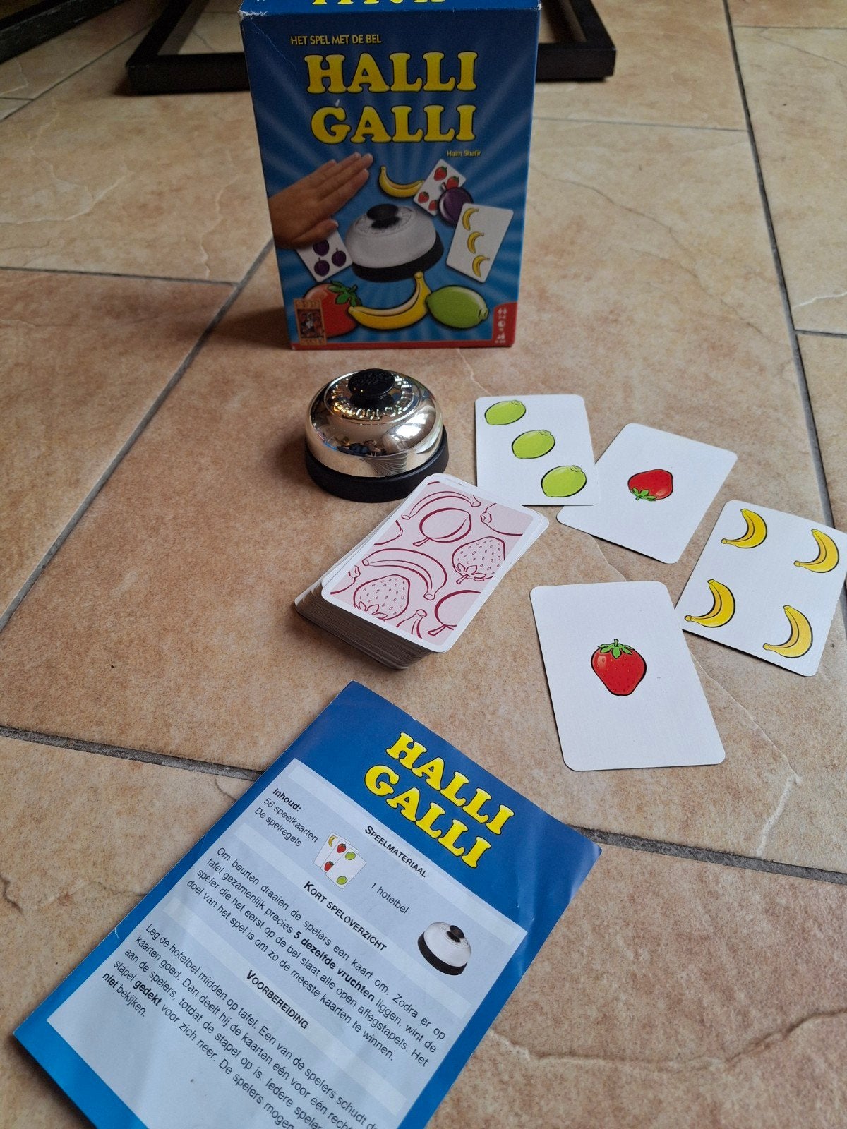 Halli Galli - Het spel met de bel!, Een of twee spelers, Ophalen of Verzenden, Gebruikt, 999 Games
