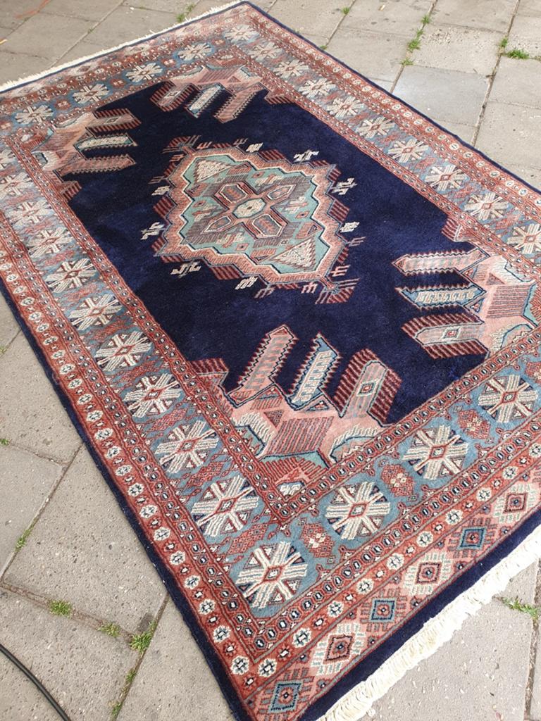 Perzisch tapijt 215x135 cm., Gebruikt, 200 cm of meer, Ophalen of Verzenden, Iran