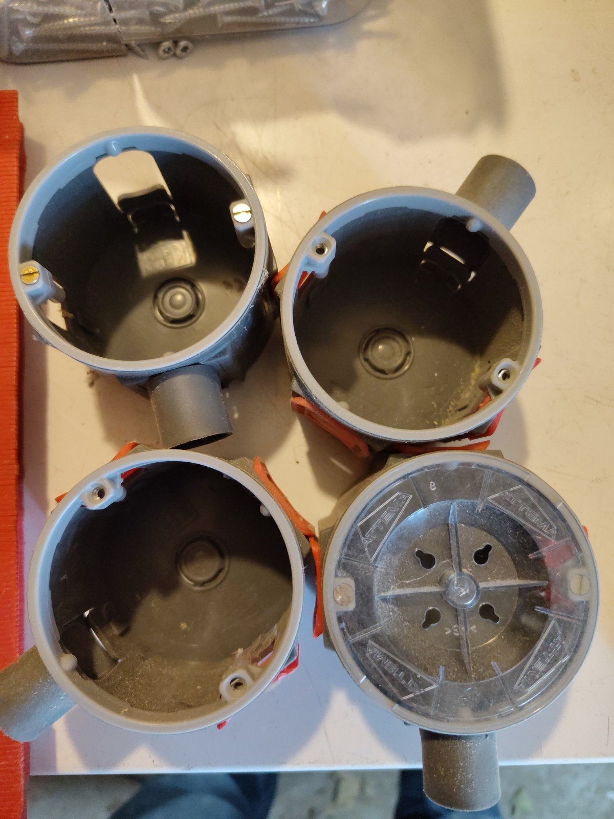 4 stuks Attema U50 inbouwdozen, Ophalen of Verzenden, Nieuw, Overige typen