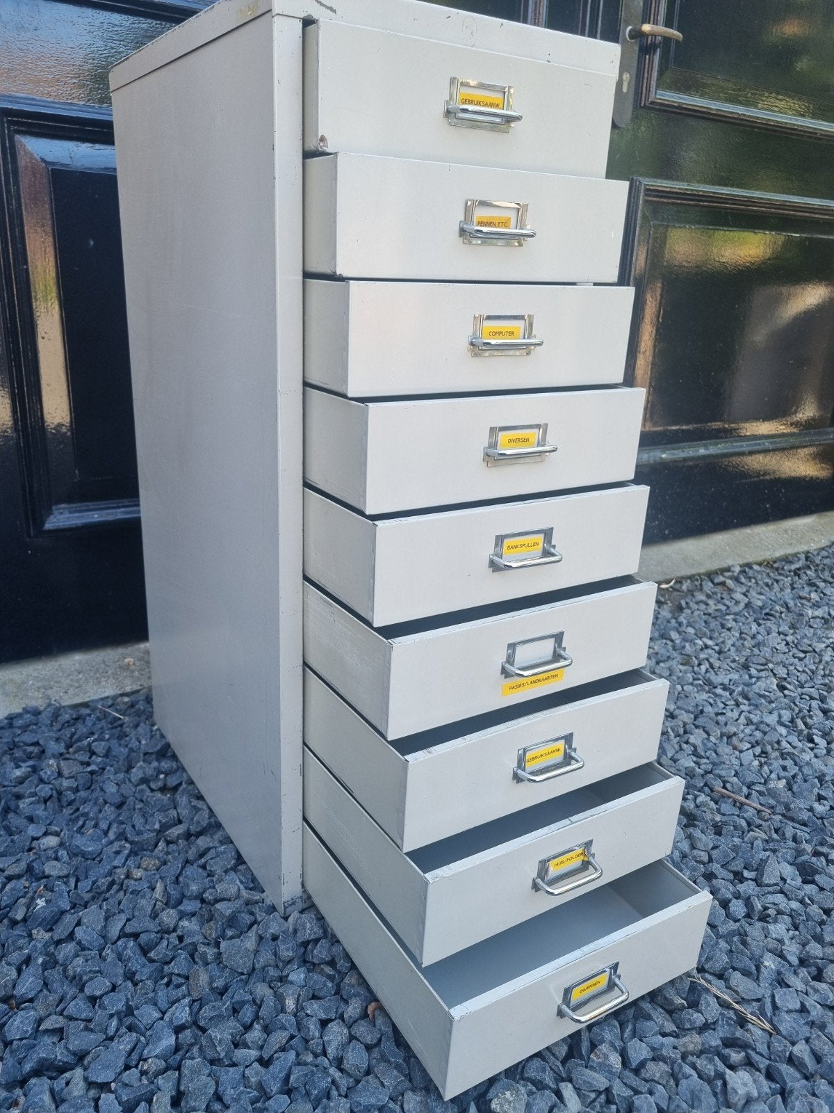 Professionele metalen Ladenkast., Ophalen, Minder dan 50 cm, 5 laden of meer, Zo goed als nieuw
