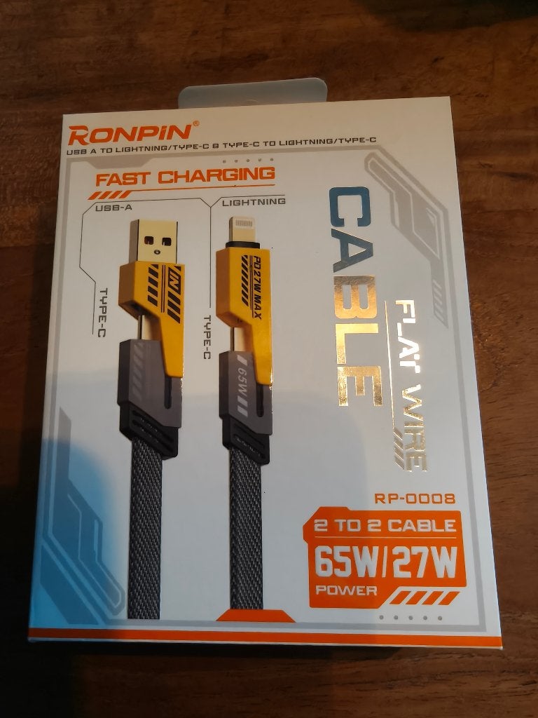Partij 4 in 1 USB op laad kabel /USB-C, 65X Nieuw!, Ophalen of Verzenden, Nieuw, Snoer of kabel, Universeel