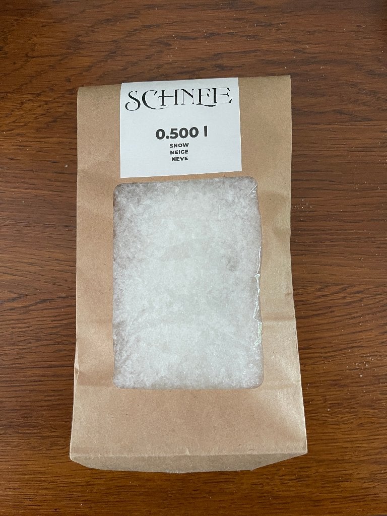 "Sneeuw/Kunstsneeuw"  0,5 L   100% Plantaardig Nieuw, Ophalen of Verzenden, Nieuw
