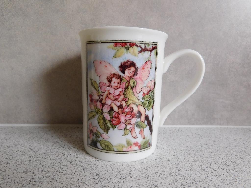 Mok de Appelbloesem Flower Fairies Douwe Egberts, Ophalen of Verzenden, Zo goed als nieuw, Overige stijlen, Kop(pen) en/of Schotel(s)