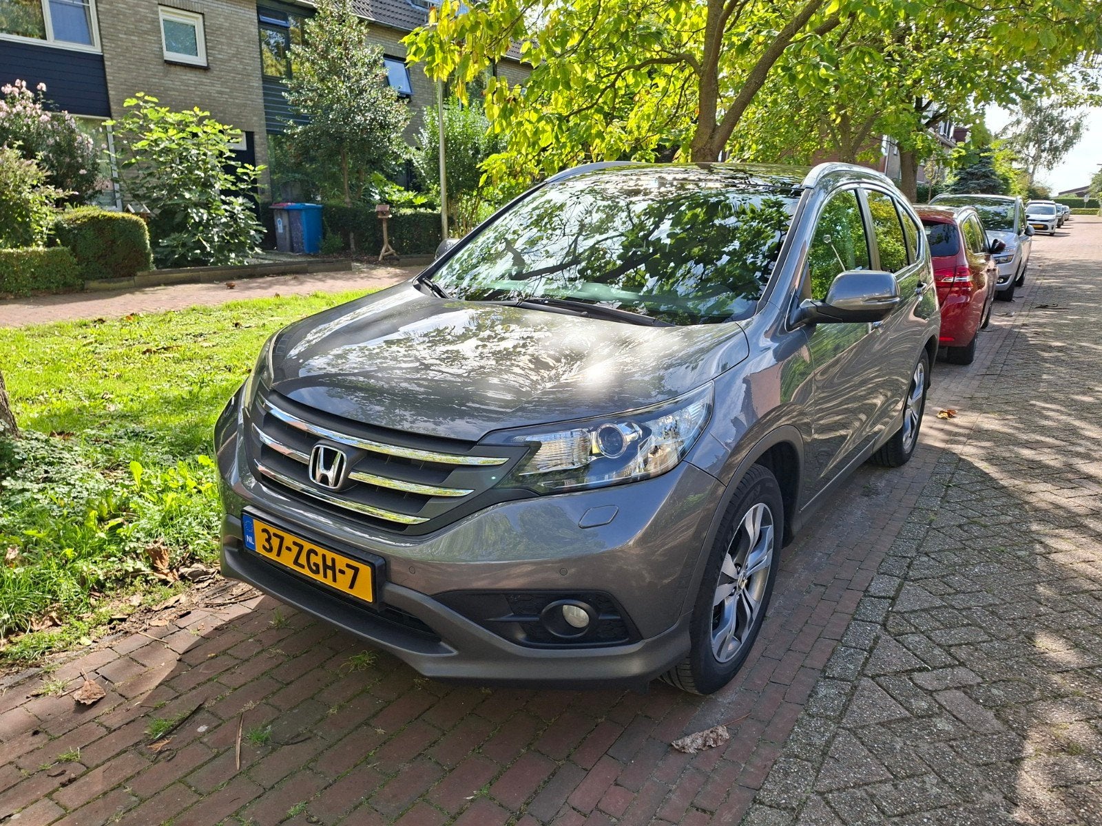 Honda CR-V 2.0 I-vtec 114KW AWD Aut5 2012 Grijs, Auto's, 4 cilinders, Origineel Nederlands, 155 pk, Vierwielaandrijving