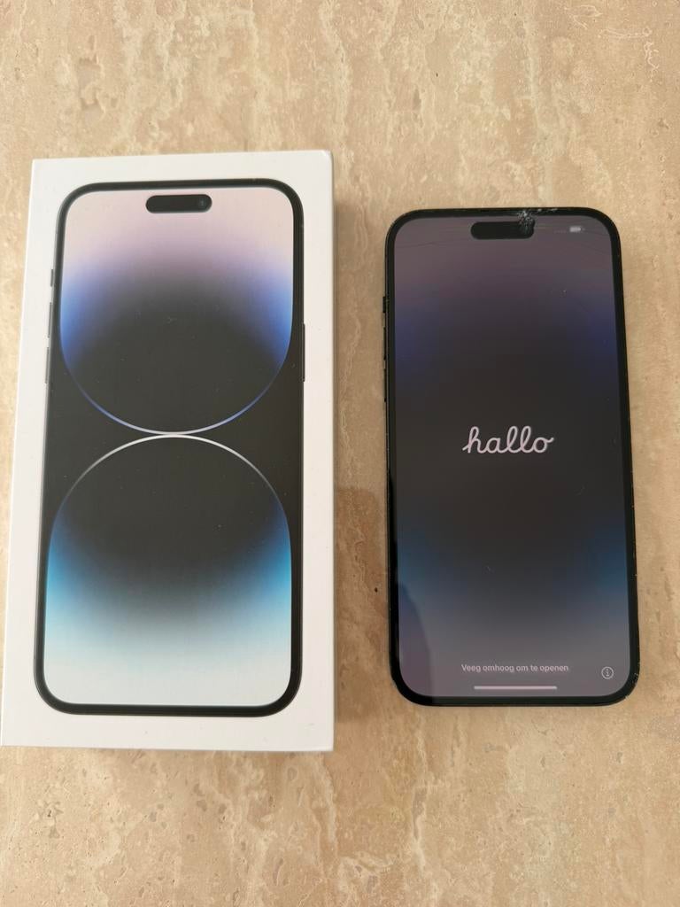 Iphone 14 pro max 512GB, Telecommunicatie, Mobiele telefoons | Apple iPhone, 512 GB, Zwart, Ophalen of Verzenden, Zo goed als nieuw