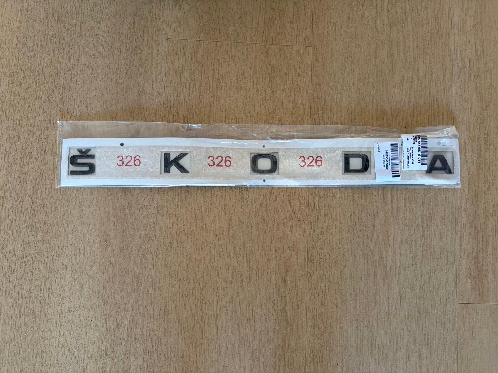 Sportline Skoda Superb Facelift badge, Auto-onderdelen, Ophalen of Verzenden, Nieuw, Skoda