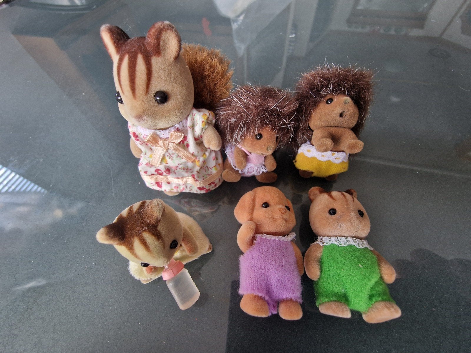 Sylvanian Families figuren set eekhoorn, egel, hond, Ophalen of Verzenden