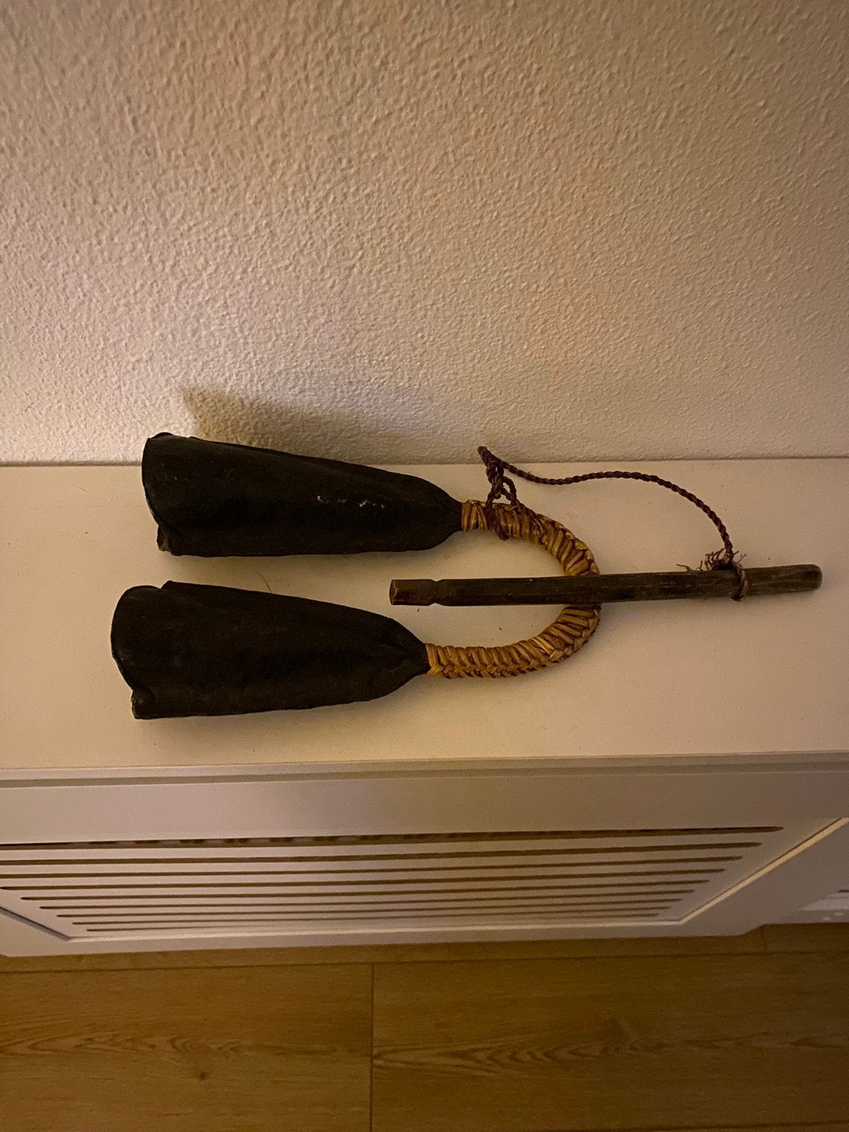 Authentieke ceremoniële ‘Bamileke’ gong uit Kameroen, Bruin, Afrika, Overige typen, Handgemaakt