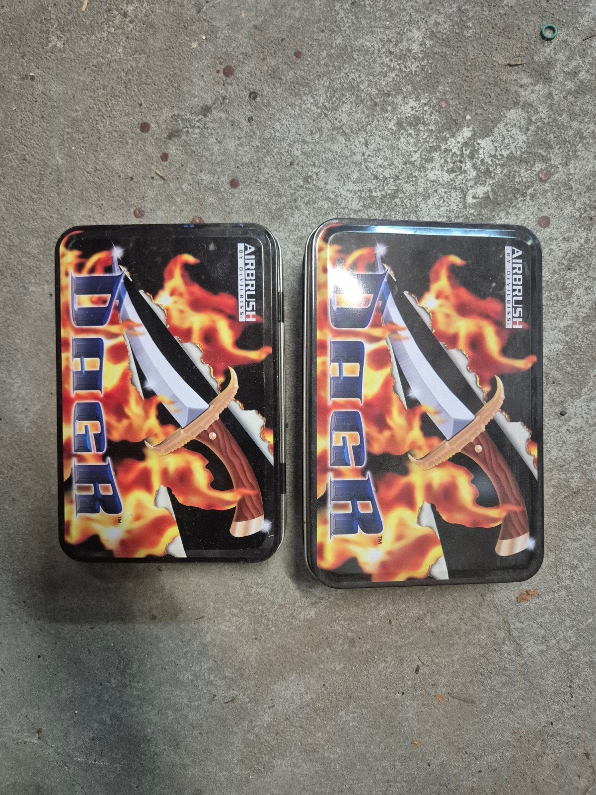 airbrush spuit van Devilbis  2 x, Hobby en Vrije tijd, Ophalen of Verzenden, Zo goed als nieuw, Airbrush en Toebehoren