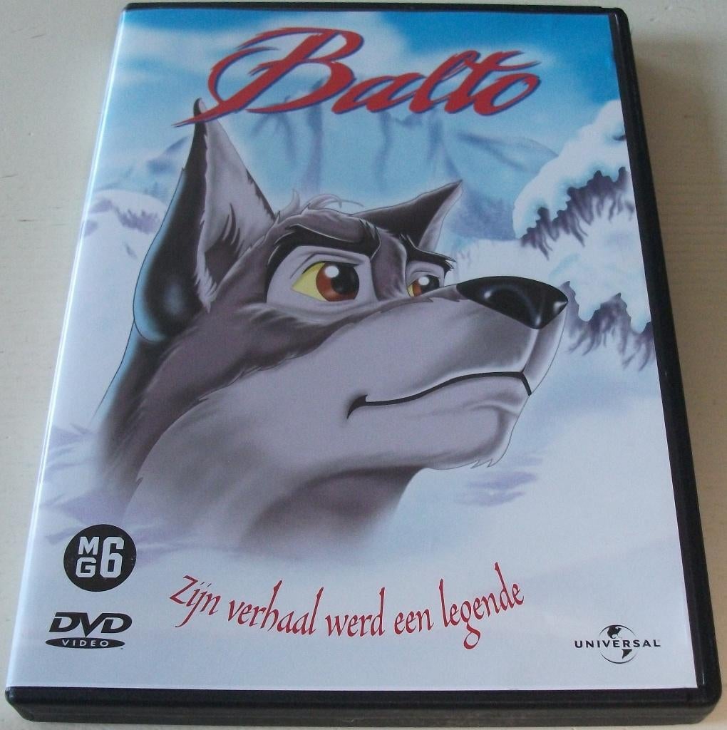 Dvd *** BALTO *** Zijn verhaal werd een Legende, Cd's en Dvd's, Tekenfilm, Amerikaans, Ophalen of Verzenden, Zo goed als nieuw