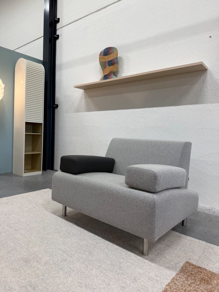 Nieuw Cloak Havee Pacific Loveseat grijs stof Bank, Eenpersoons, Havee, Nieuw, 75 tot 100 cm