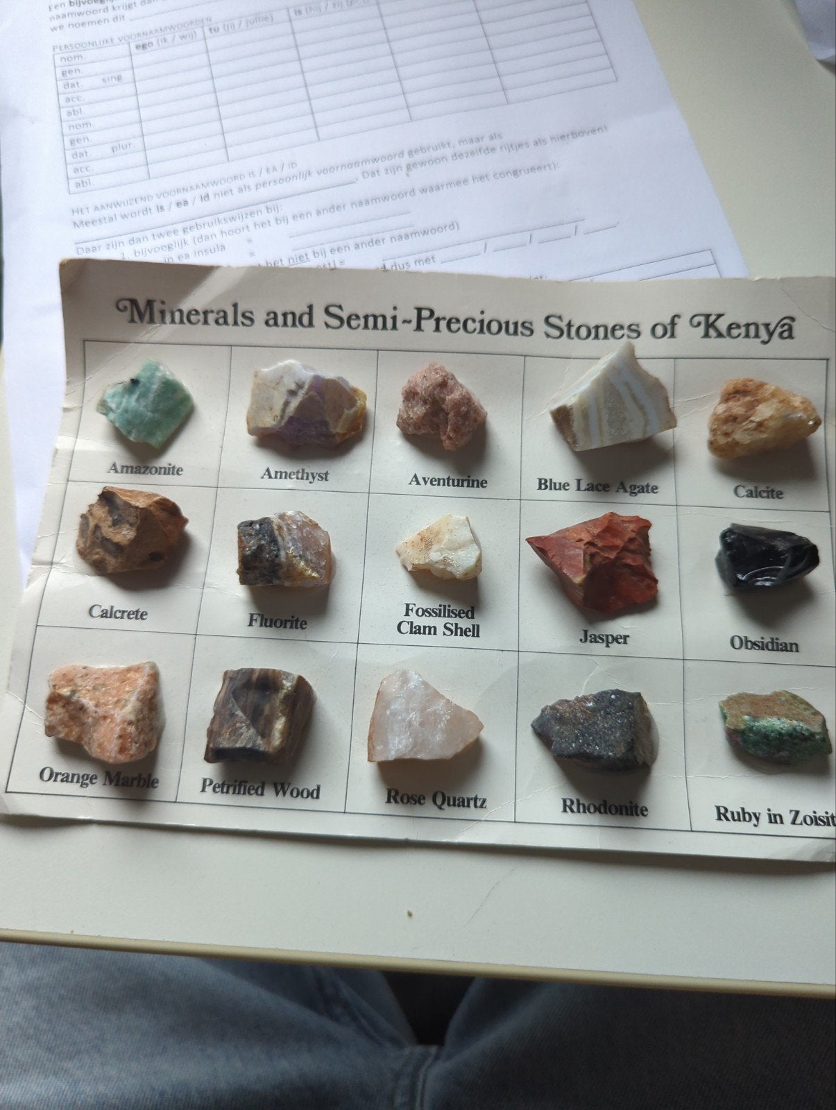 Mineralen en halfedelstenen uit Kenia, Ophalen of Verzenden