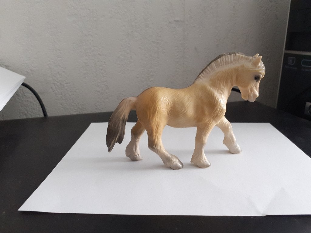 IJslander paard, dierfiguur 2a Kindertoyz, Verzenden, Gebruikt, Paard, Beeldje of Figuurtje