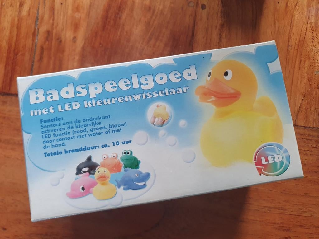 Badspeelgoed met LED verlichting, Ophalen