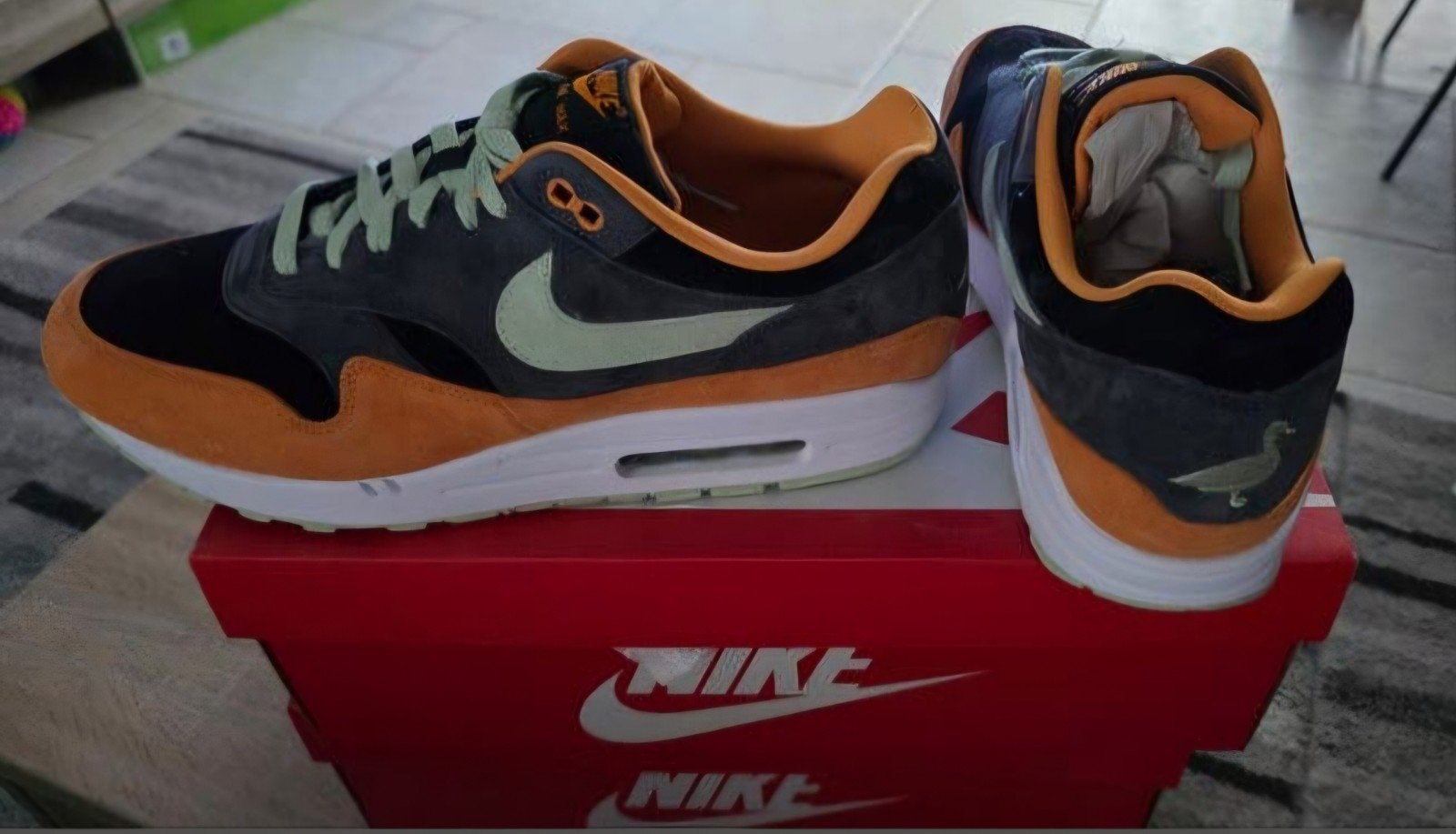 Nike air max 1 duck  47,5, Ophalen of Verzenden, Nieuw, Overige kleuren