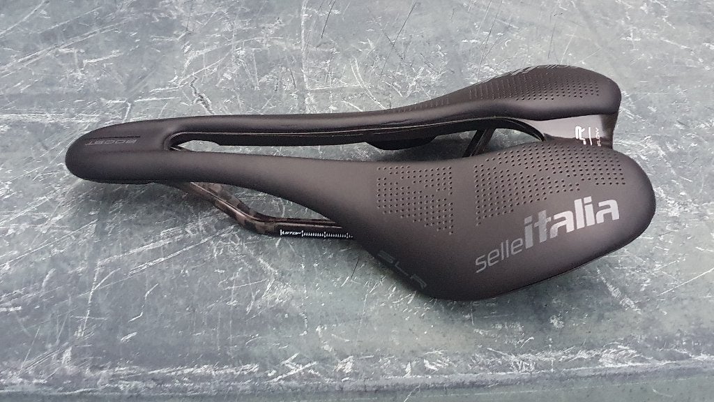 Selle Italia SLR BOOST Carbonio L3 130 gram carbon, Ophalen of Verzenden, Zo goed als nieuw, Selle Italia, Zadel