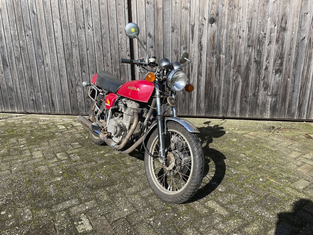 Honda CJ360T (1978), Motoren, 2 cilinders, 360 cc, Gebruikt, Toermotor