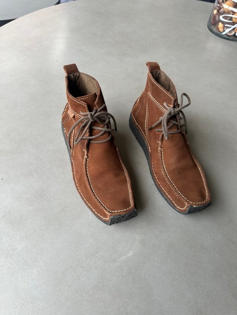 Bruine suede Camel Active halfhoge veterboots, mt 5 = 38, Camel Active, Bruin, Verzenden, Lage of Enkellaarzen