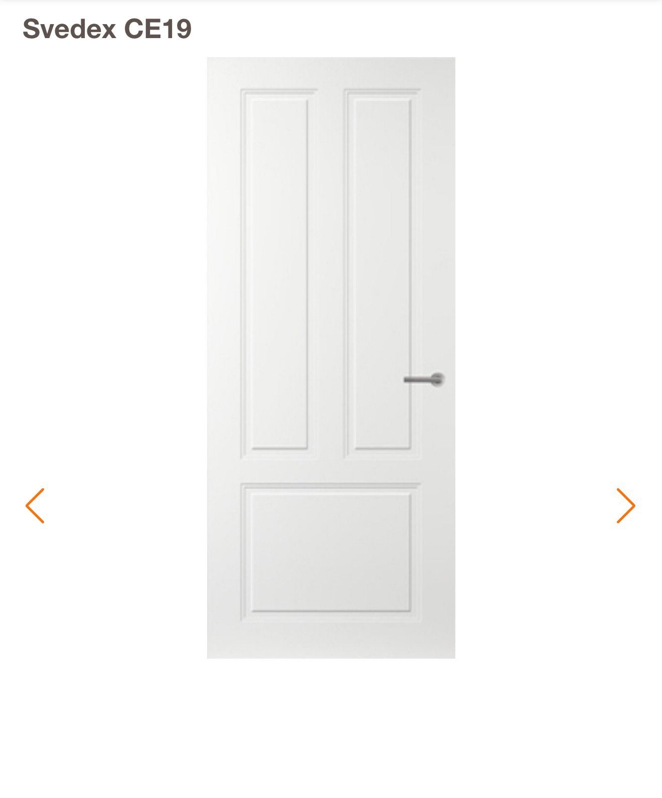 Nieuwe svedex cameo ce19  opdekdeuren afgelakt, Ophalen, 80 tot 100 cm, Binnendeur, Nieuw