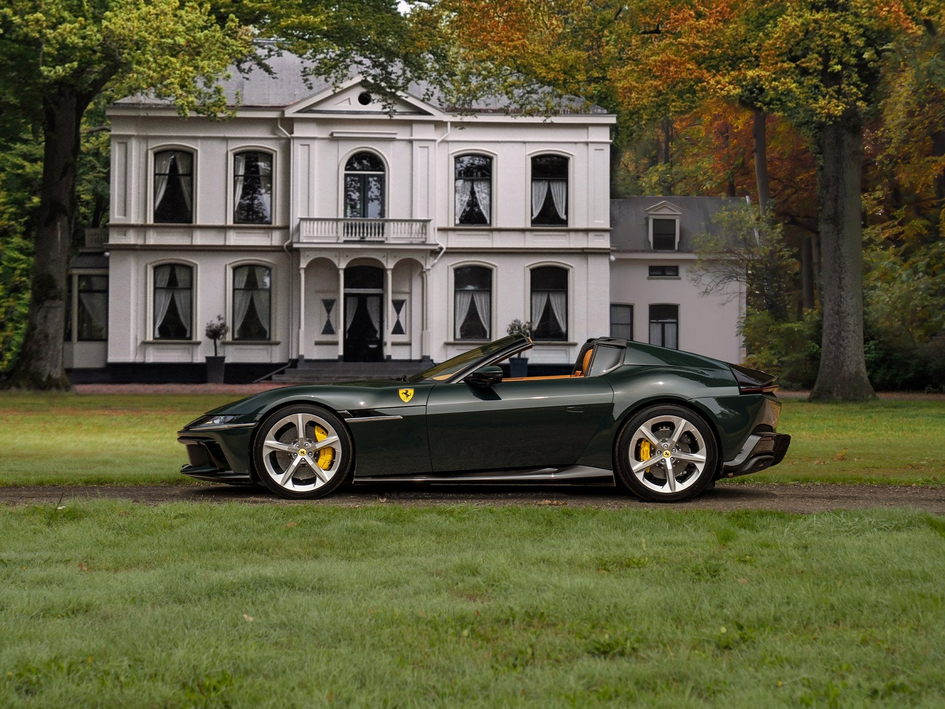 Ferrari 12Cilindri Spider 6.5 V12 | Verde British | Full spe, Auto's, Automaat, Dealer onderhouden, Achterwielaandrijving, Gebruikt