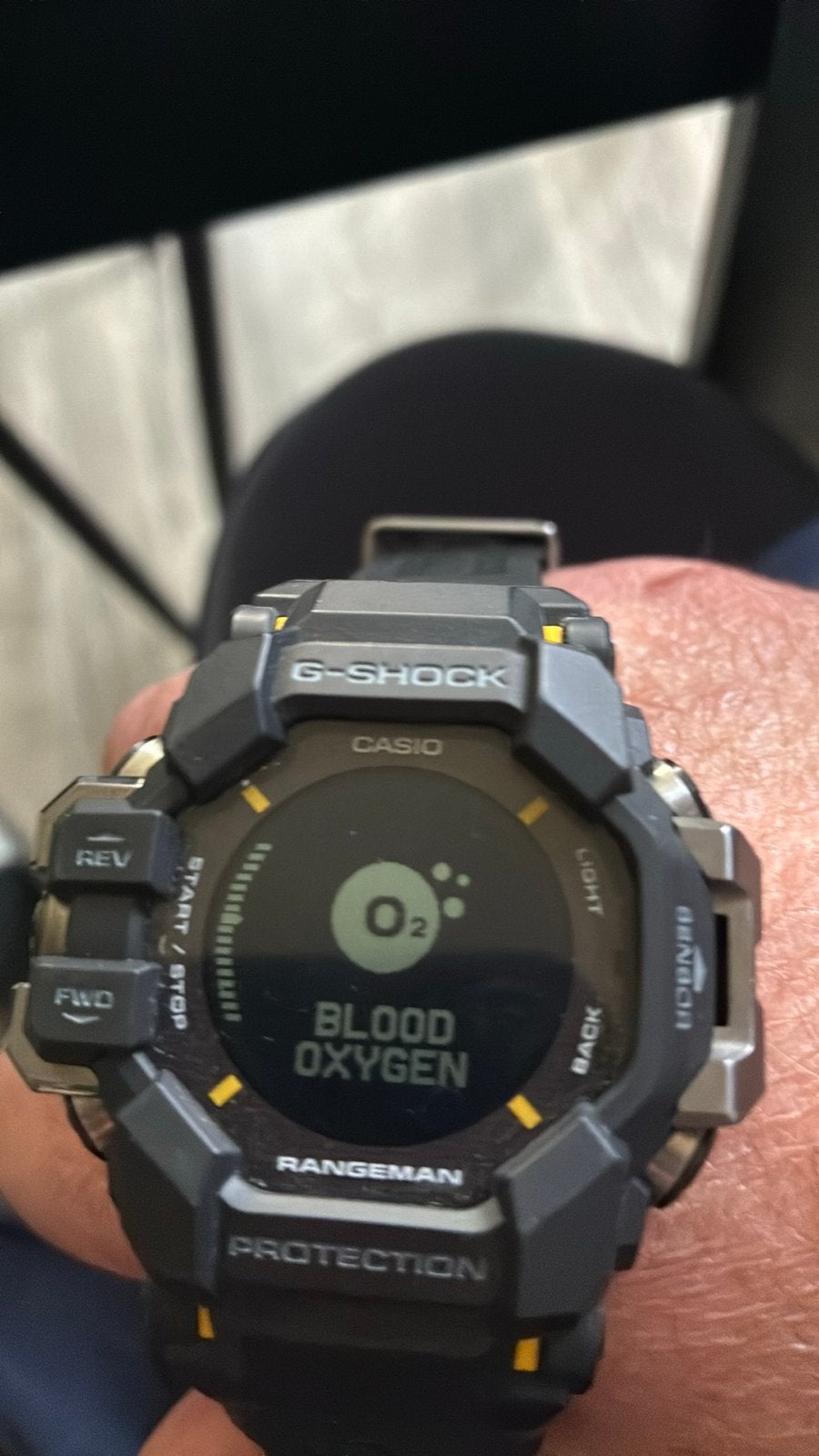 Casio G-Shock Rangeman Smartwatch - Nieuwstaat, Hartslag, Zwart, Ophalen of Verzenden, Zo goed als nieuw