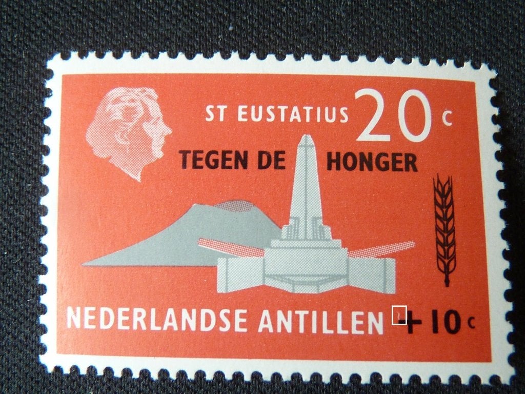 Plaatfout ned. Antillen 333 , postfris., Ophalen of Verzenden, Postfris
