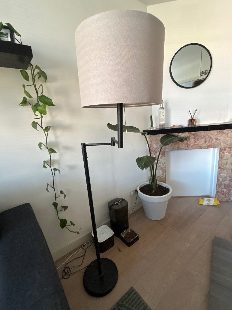 Vloerlamp, Ophalen, Gebruikt, E27 (groot), 150 tot 200 cm