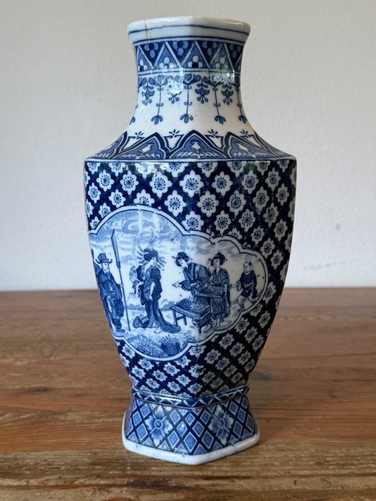 Vaas / bloemenvaas - Oosters decor - Kangxi stijl, Ophalen of Verzenden