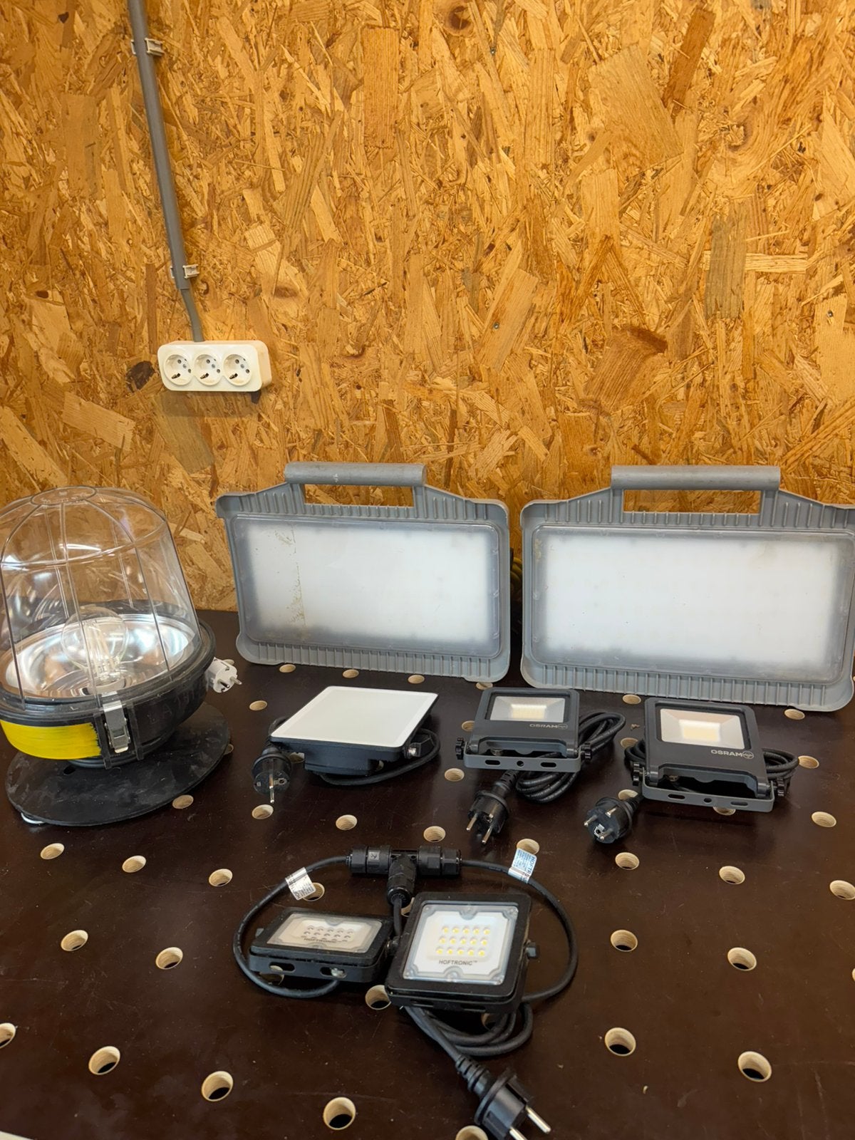 Bouwlampen Led partij 8 stuks diverse modellen, Doe-het-zelf en Verbouw, Bouwverlichting, Ophalen, Minder dan 50 watt, Lamp, Nieuw