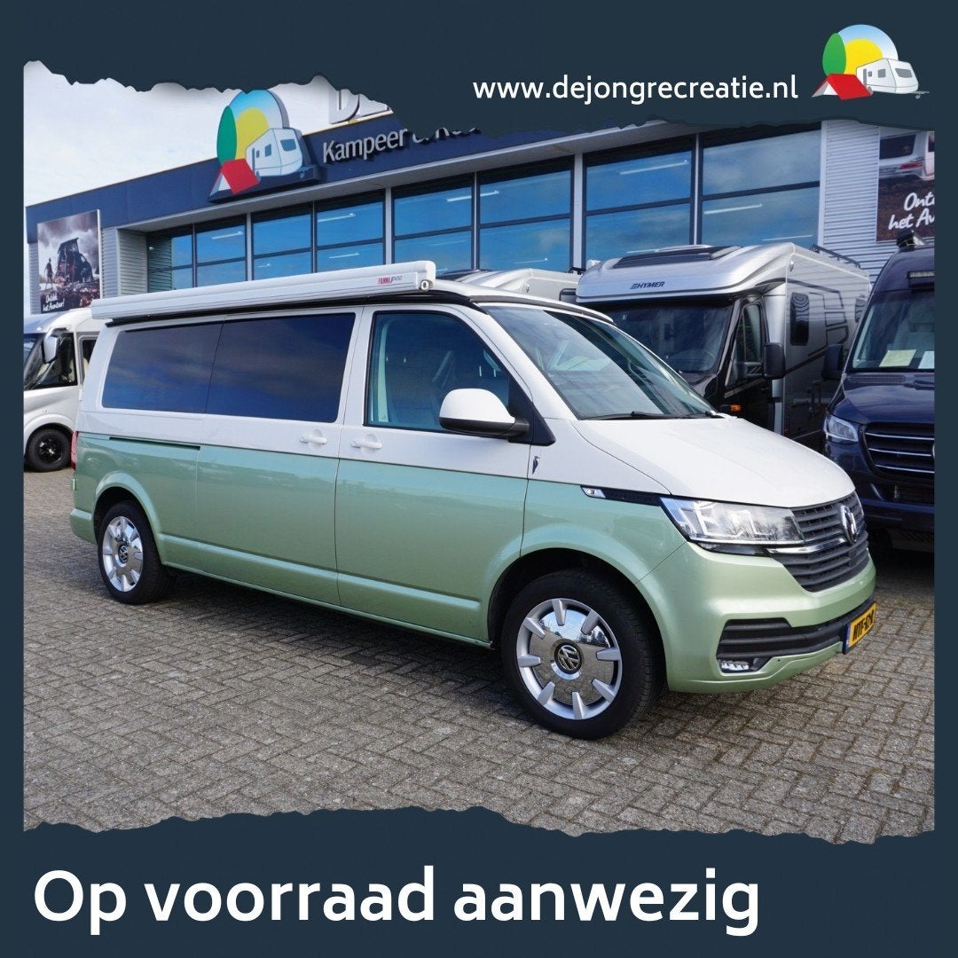 Volkswagen Transporter Woodpecker T6.1 (bj 2021), Caravans en Kamperen, Campers, Buscamper of Camperbus, Volkswagen, Bedrijf, 4 tot 5 meter