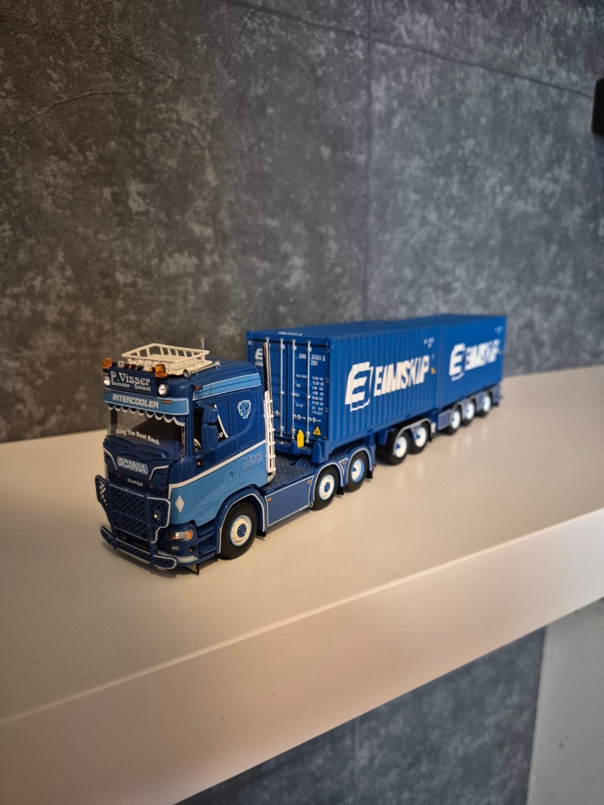 Tekno P.visser, Ophalen of Verzenden, Zo goed als nieuw, Bus of Vrachtwagen, Tekno
