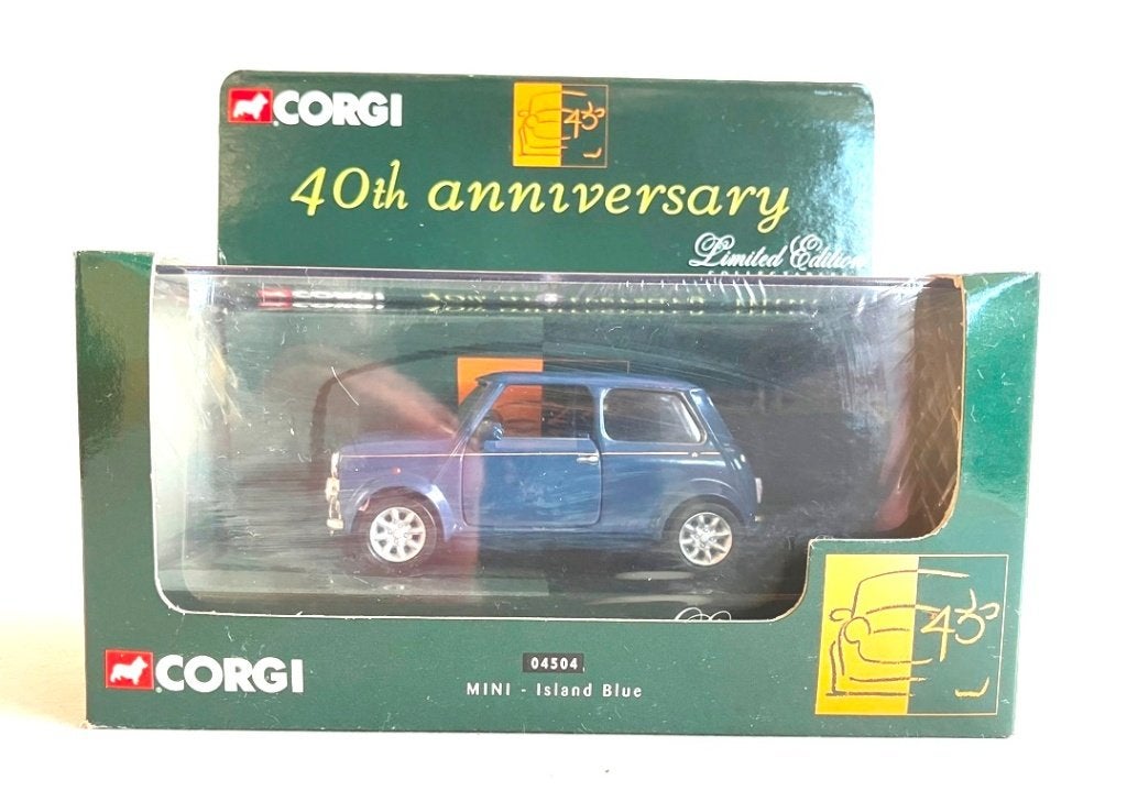 Mini 40 Island Blue Limited Edition Corgi # 04504., Ophalen of Verzenden, Zo goed als nieuw, Auto