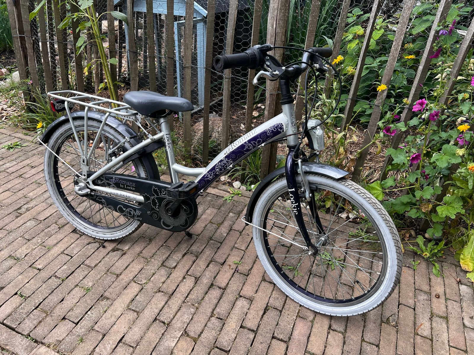 Loekie Romanz kinderfiets - 20 inch, Ophalen, Gebruikt, Terugtraprem, 16 tot 20 inch