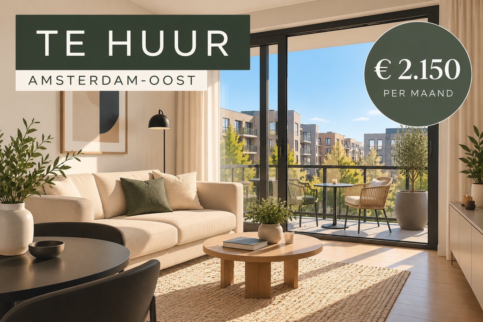 Te huur: Modern appartement Amsterdam-Oost (50 m²), Direct bij eigenaar, 2 kamers, 50 m², Appartement