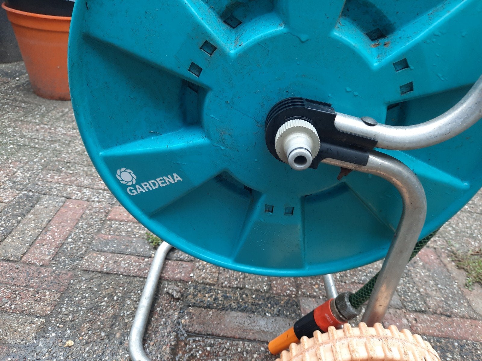 tuinslang op haspels, Ophalen of Verzenden, Gebruikt, Tuinslang