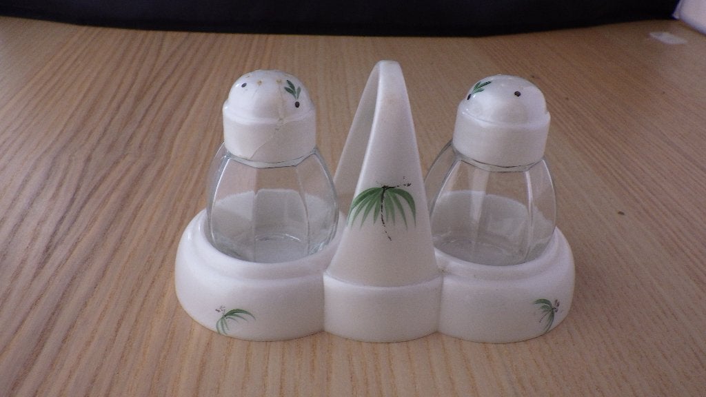 retro peper- en zoutstelletje, Verzamelen, Retro, Ophalen of Verzenden, Overige typen