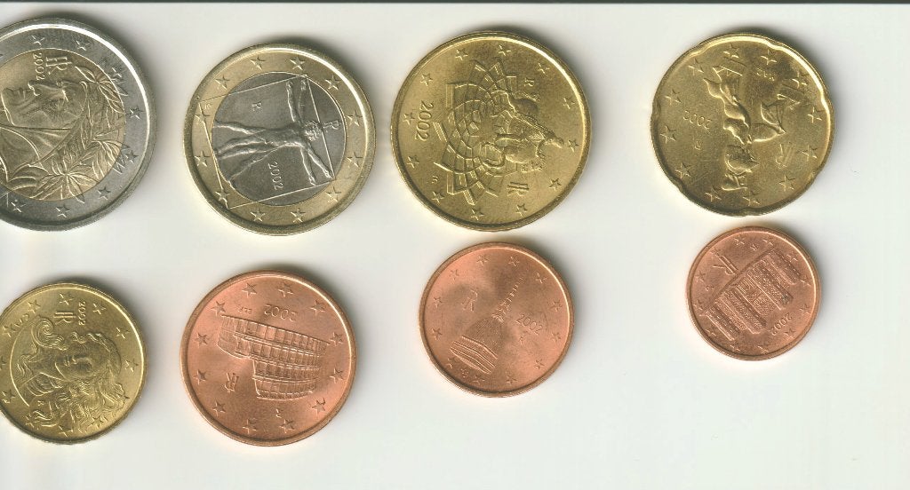set Italië 2002, Postzegels en Munten, Munten | Europa | Euromunten, Verzenden, Italië, Overige waardes