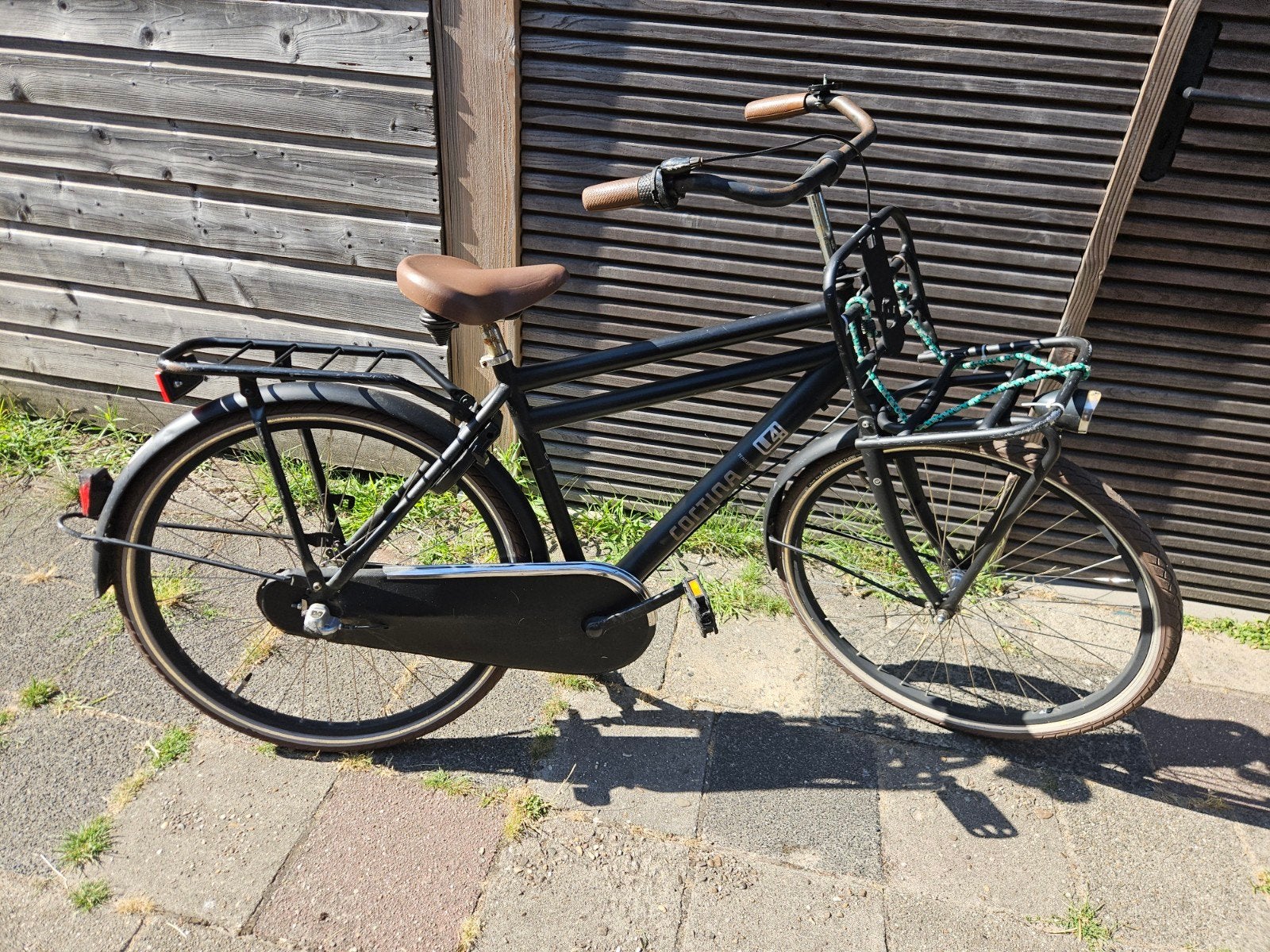 Cortina U4 Transportfiets framemaat 46cm, Fietsen en Brommers, Terugtraprem, Gebruikt, Versnellingen, Minder dan 47 cm