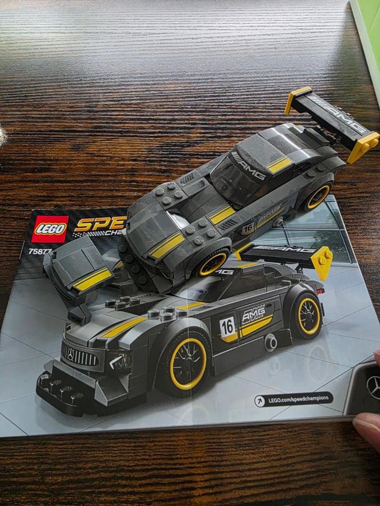LEGO Speed Champions Mercedes-AMG GT3 (75877), Kinderen en Baby's, Speelgoed | Duplo en Lego, Zo goed als nieuw, Lego, Complete set