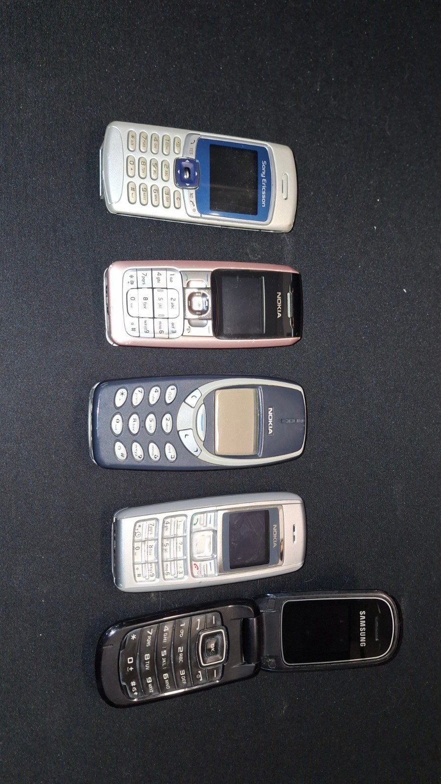 Nokia, Samsung, Sony Ericsson vintage mobieltjes, Ophalen of Verzenden, Gebruikt