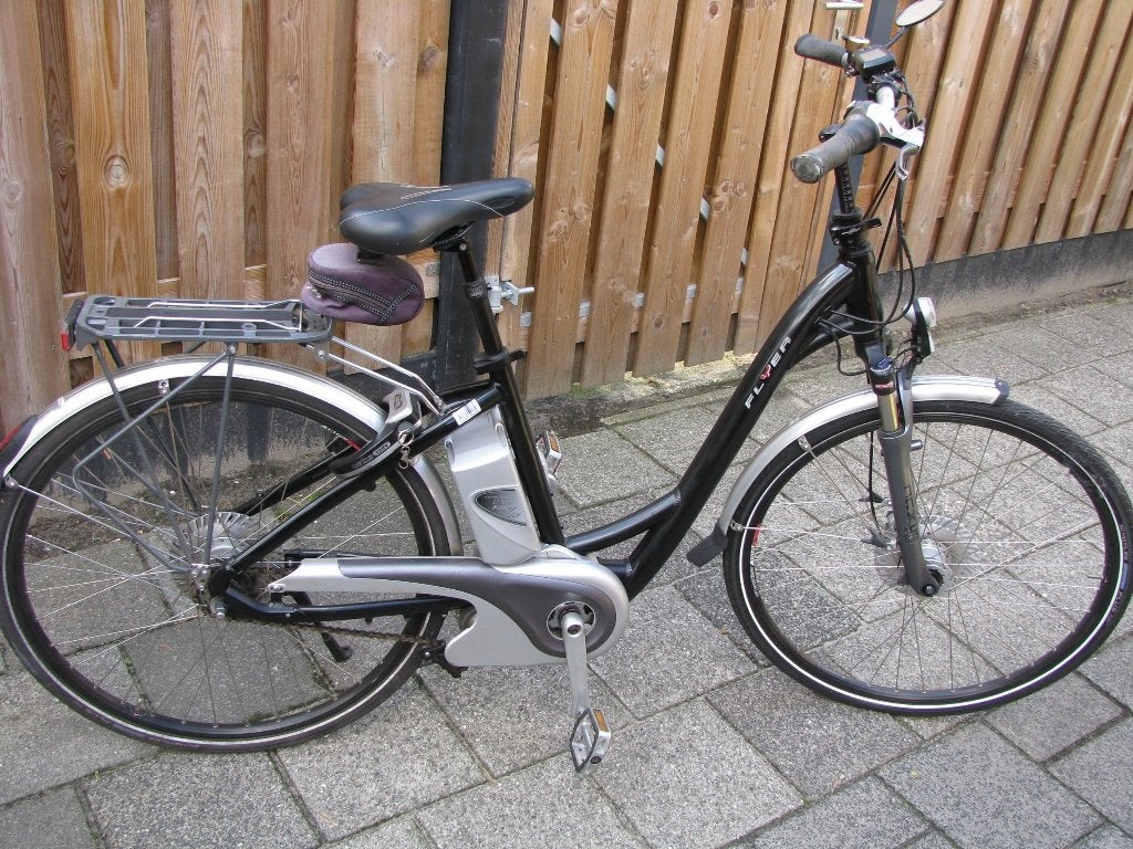 E-bike flyer met extra actieradius electrische fiets, Fietsen en Brommers, (Extra) lage instap, Zo goed als nieuw, Minder dan 47 cm