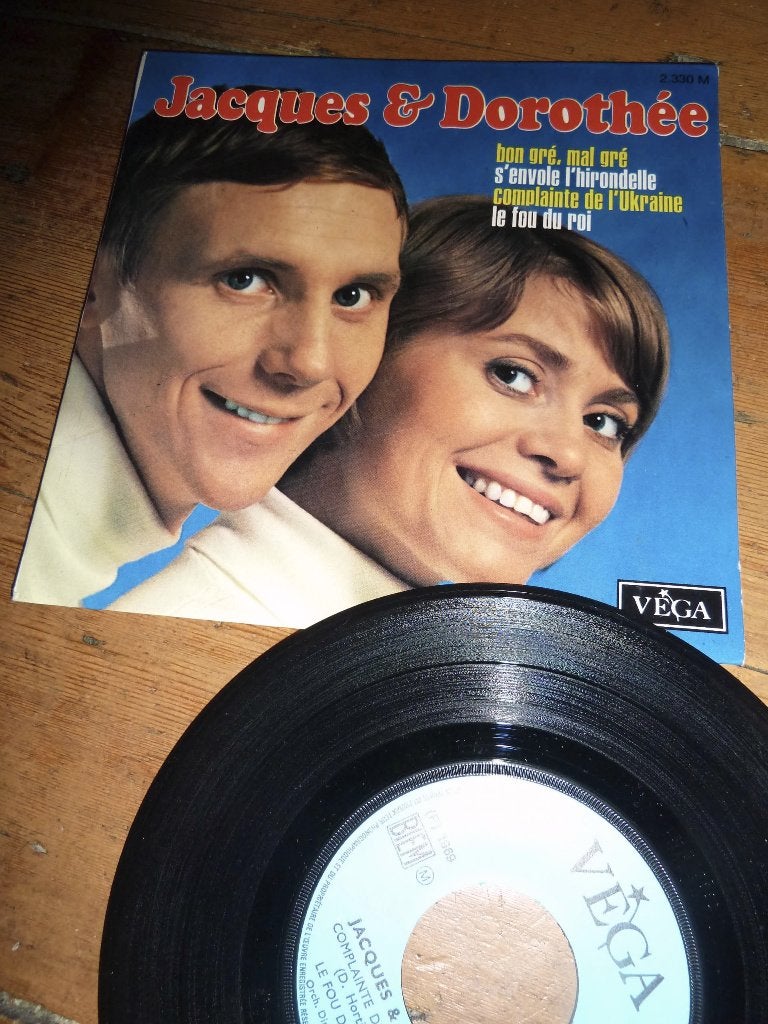 JACQUES ET DOROTHEE bon gre mal gre EP 1969 zeldzaam, Ophalen of Verzenden, Gebruikt, Pop