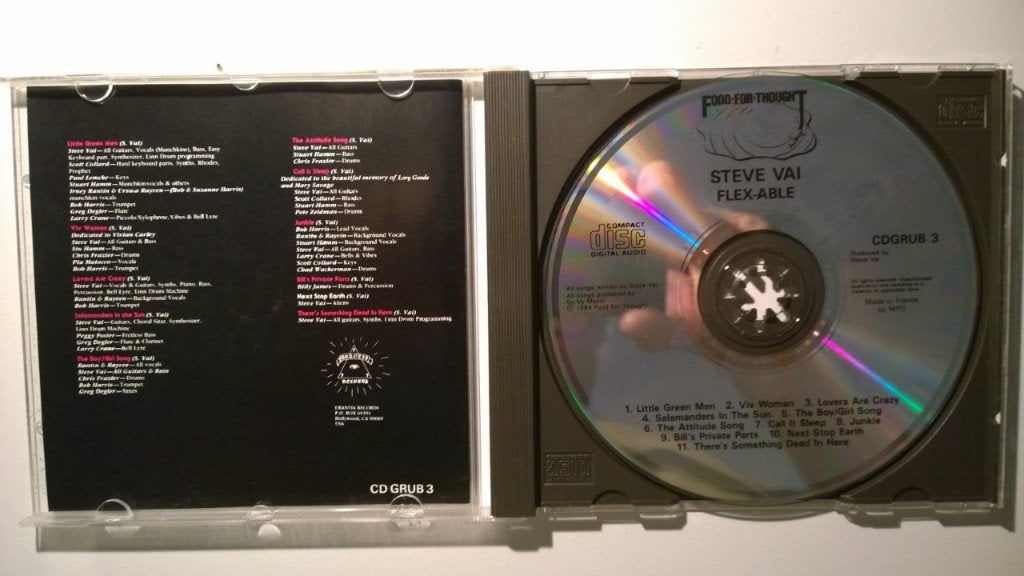 Steve Vai - Flex-Able, Cd's en Dvd's, Ophalen of Verzenden, Zo goed als nieuw, Album