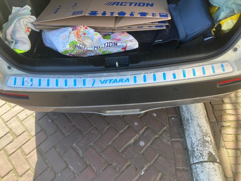 Nwe Suzuki Vitara bumperbescherming roestvast chroom kleur, Ophalen of Verzenden