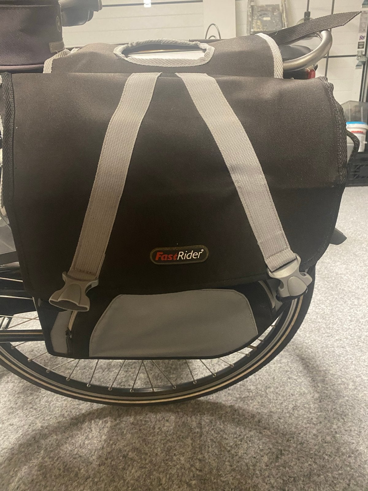 FastRider Fietstassen - Zwart/Grijs, Gebruikt, Ophalen, Gebruikt